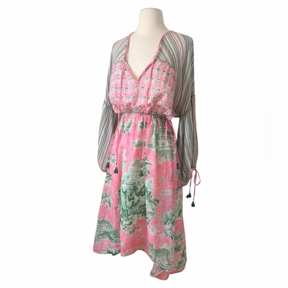 DÀSCOLI PRANA DRESS IN PINK. - Picture 4 of 8